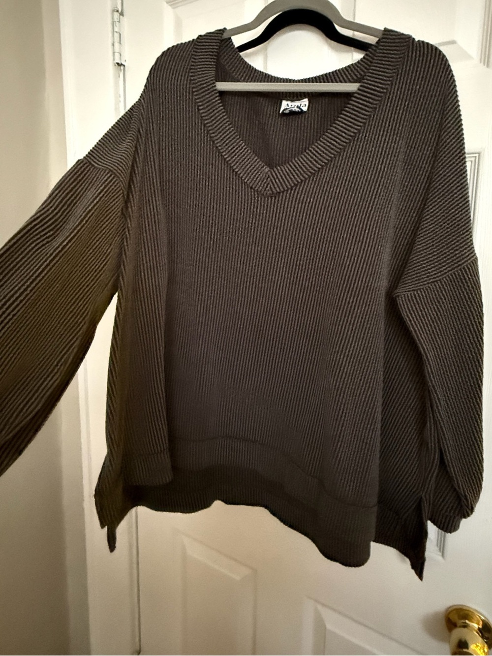 ARULA Women's Ribbed Tunic Sweater